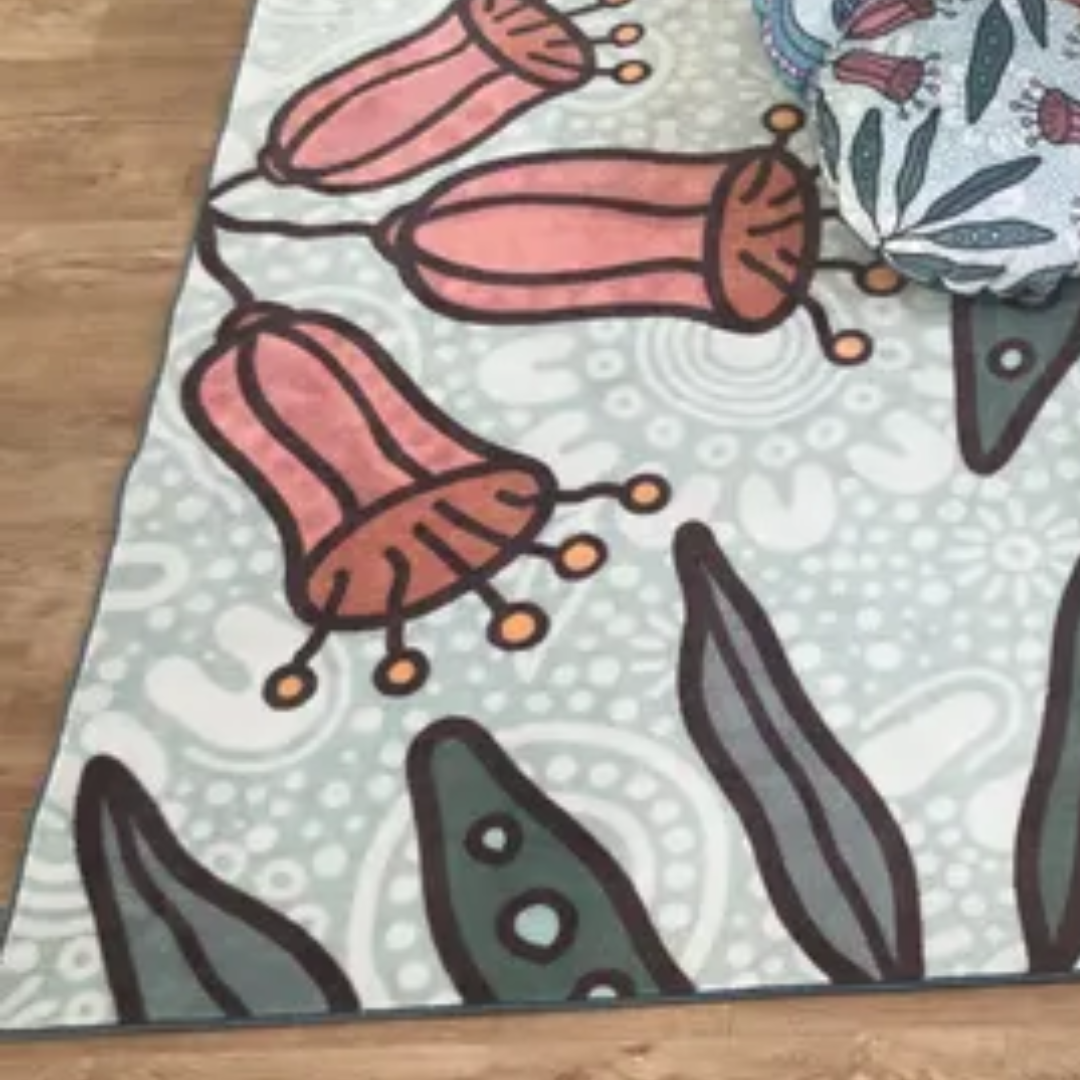 Gum Leaves Rectangle Rug