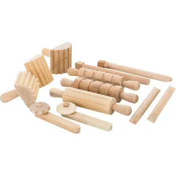 Wooden Dough Tools – Set of 12