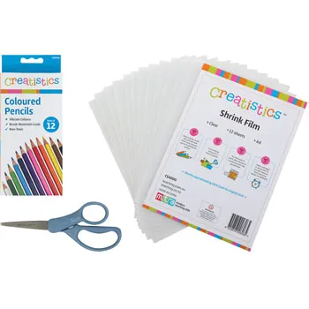 Craft Mix Shrink Plastic Sheets, Jewellery, 1 pack