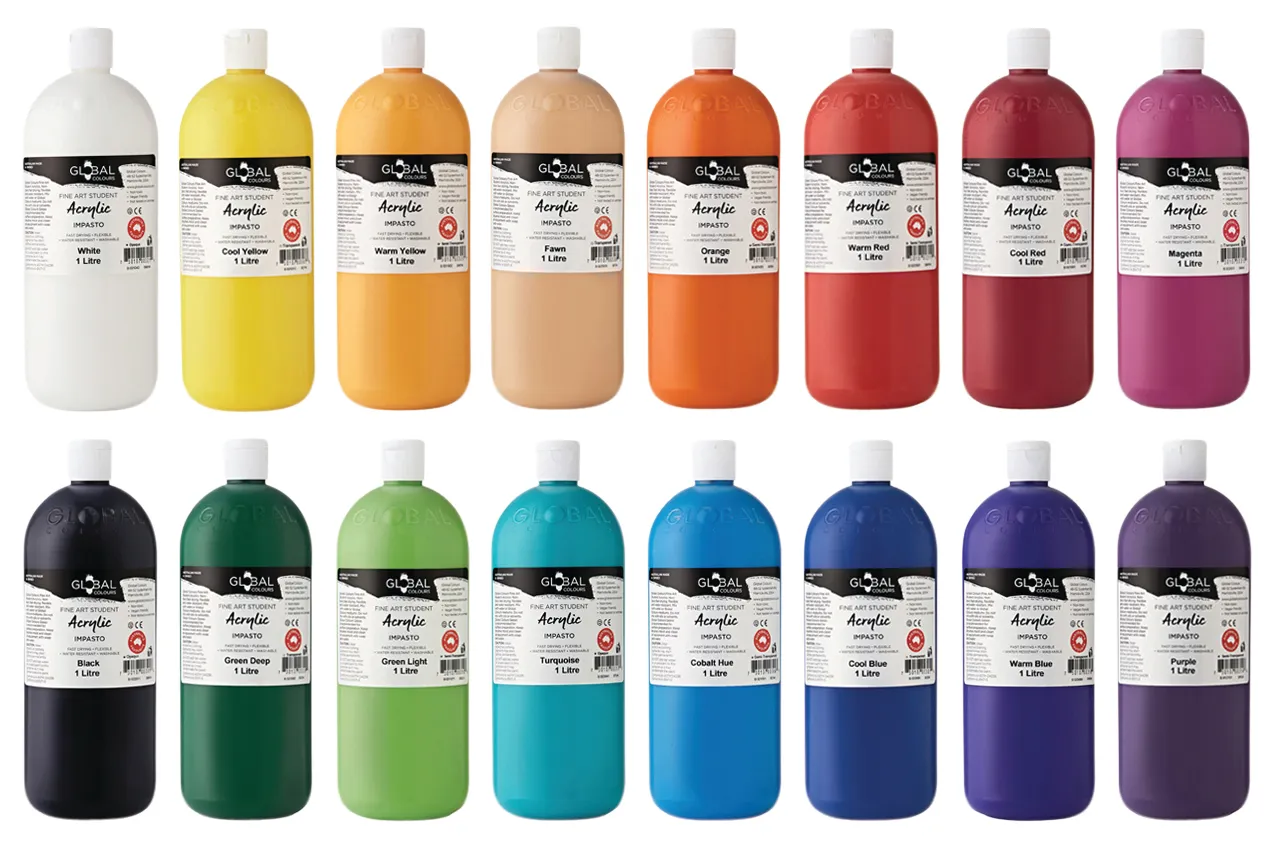 Global acrylic paint hotsell