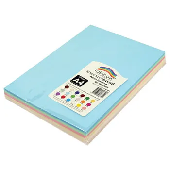 Pastel Coloured Cardboard A4 220gsm - Pack of 100