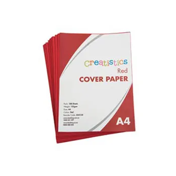 Red Cover Paper A4 120gsm - Pack of 100