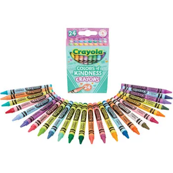 Crayola Colors of Kindness Crayons - Multi - 24 / Pack