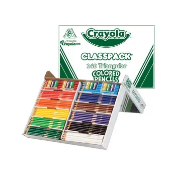 Crayola Triangular Coloured Pencils - Box Of 240