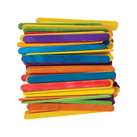 Paddle Pop Sticks Coloured - Pack of 1000