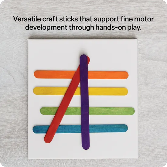 Paddle Pop Sticks Coloured - Pack of 1000