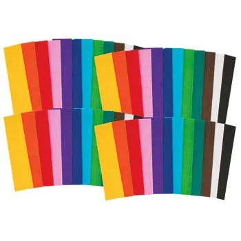 Color crepe store paper