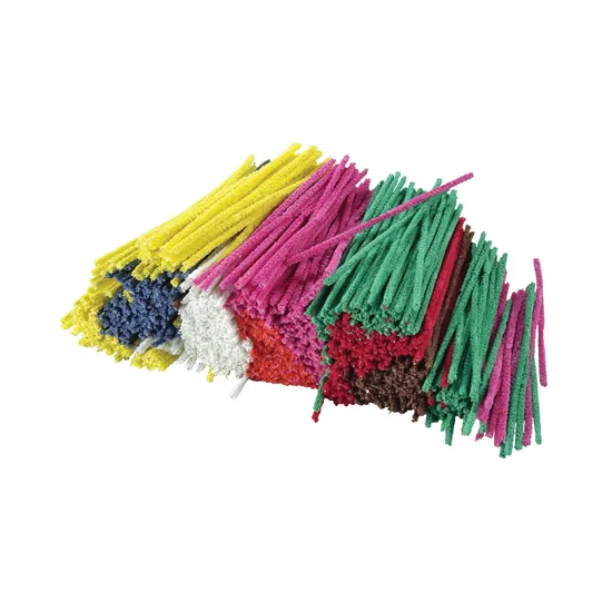 Creatistics Assorted Pipe Cleaners Class Pack 30 cm- Pack of 1000