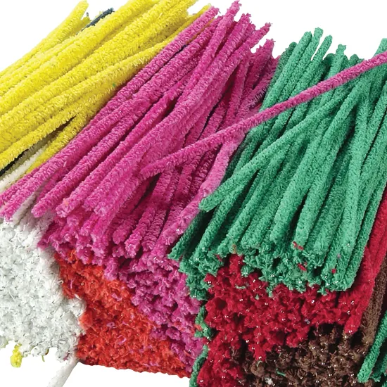 Creatistics Assorted Pipe Cleaners Class Pack 30 cm- Pack of 1000