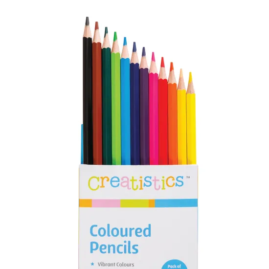 Creatistics Coloured Pencils - Pack of 12