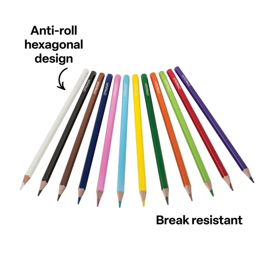 Creatistics Coloured Pencils - Pack of 12