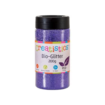 Educational Colours Glitter 200g Silver