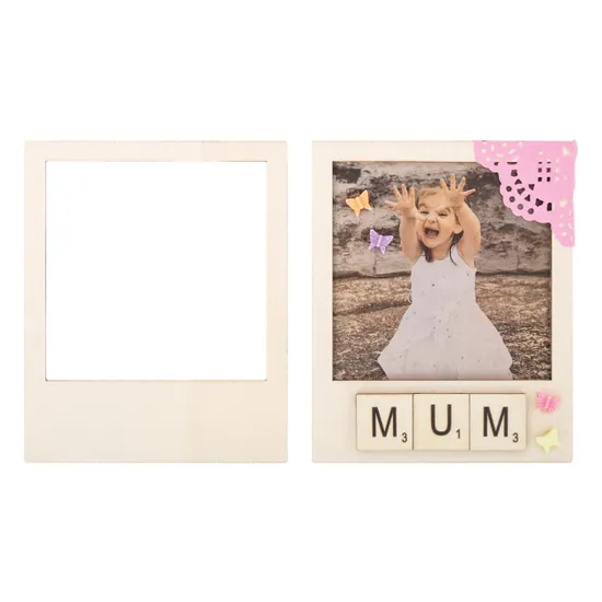 Wooden Polaroid Frames - Pack of 10