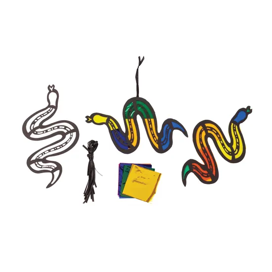 Creatistics Luke Mallie Stained Glass Rainbow Serpent- Pack of 20