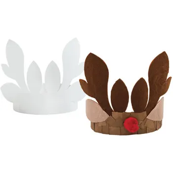 Paper reindeer best sale antlers