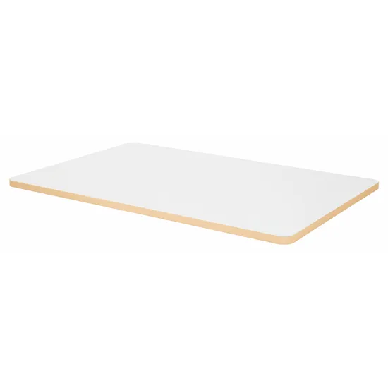 Top Rectangle Rectangle Top - 120x80cm - White