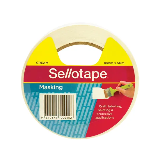 Sellotape Masking Tape 18mm x 50m