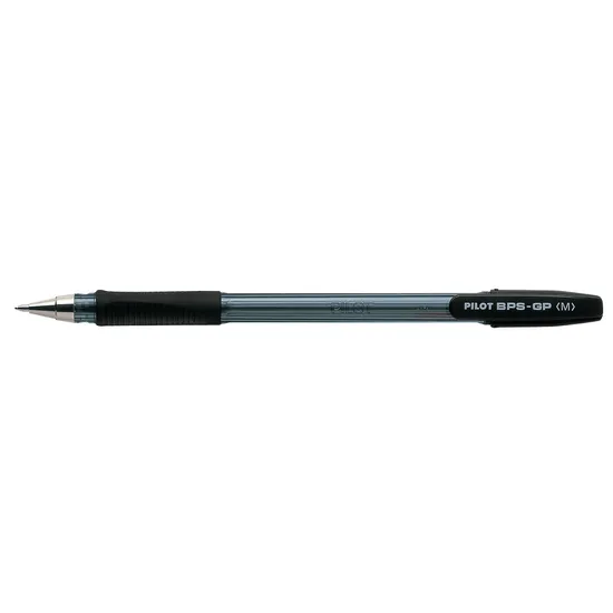Pilot BPS-GP-M Penna A Sfera Con Inchiostro A Bassa Viscosità, Tratto 0.4 Mm (M), Colore Blu, Impugnatura Gommata