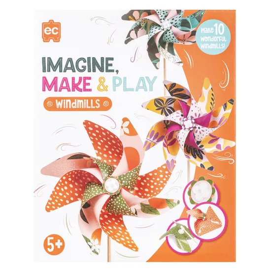 Imagine  Make & Play Wonderful Windmills 10pk