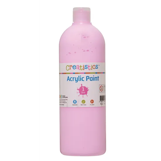 Creatistics Acrylic Paint 1L - Pink