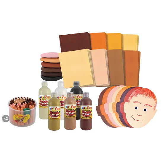 Inclusive Skin Tone Craft Pack