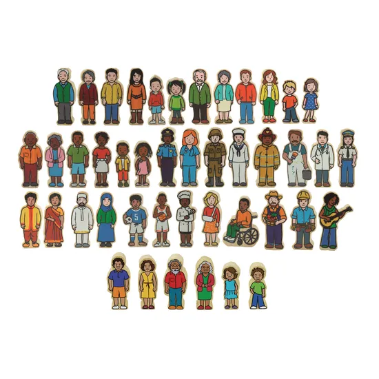 Multicultural & Aboriginal People - 48 pieces