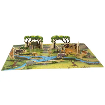 The Happy Architect Wild Animals Kit - 21pcs