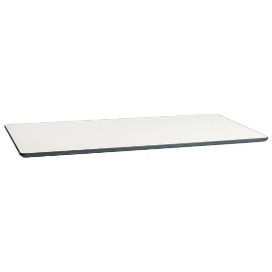 Ergerite Rectangular Whiteboard Tabletop - 120x60