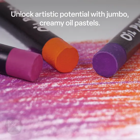 Micador Oil Pastels Large - Pack of 12