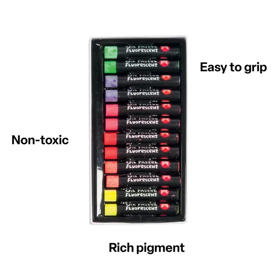 Micador Oil Pastels Large - Pack of 12