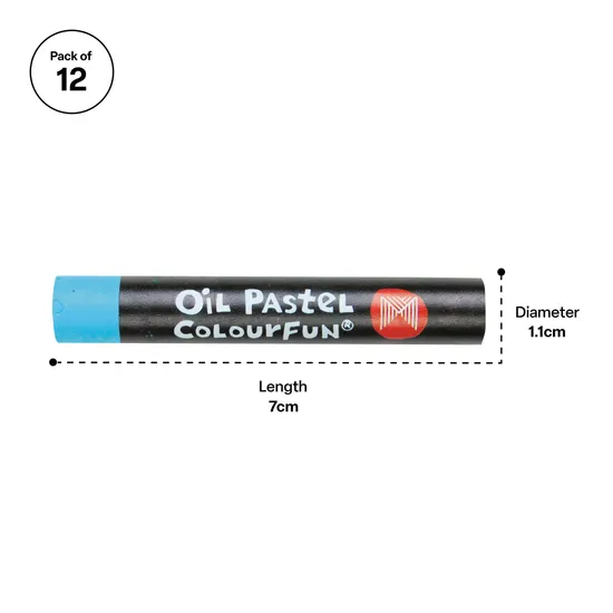 Micador Oil Pastels Large - Pack of 12