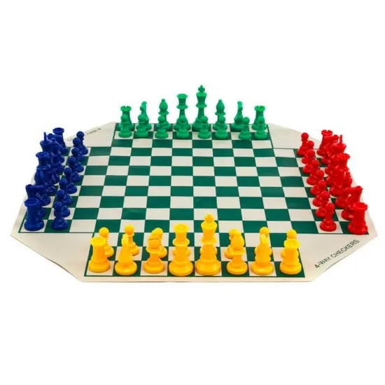 Chess Octagon Board 4 Player Set