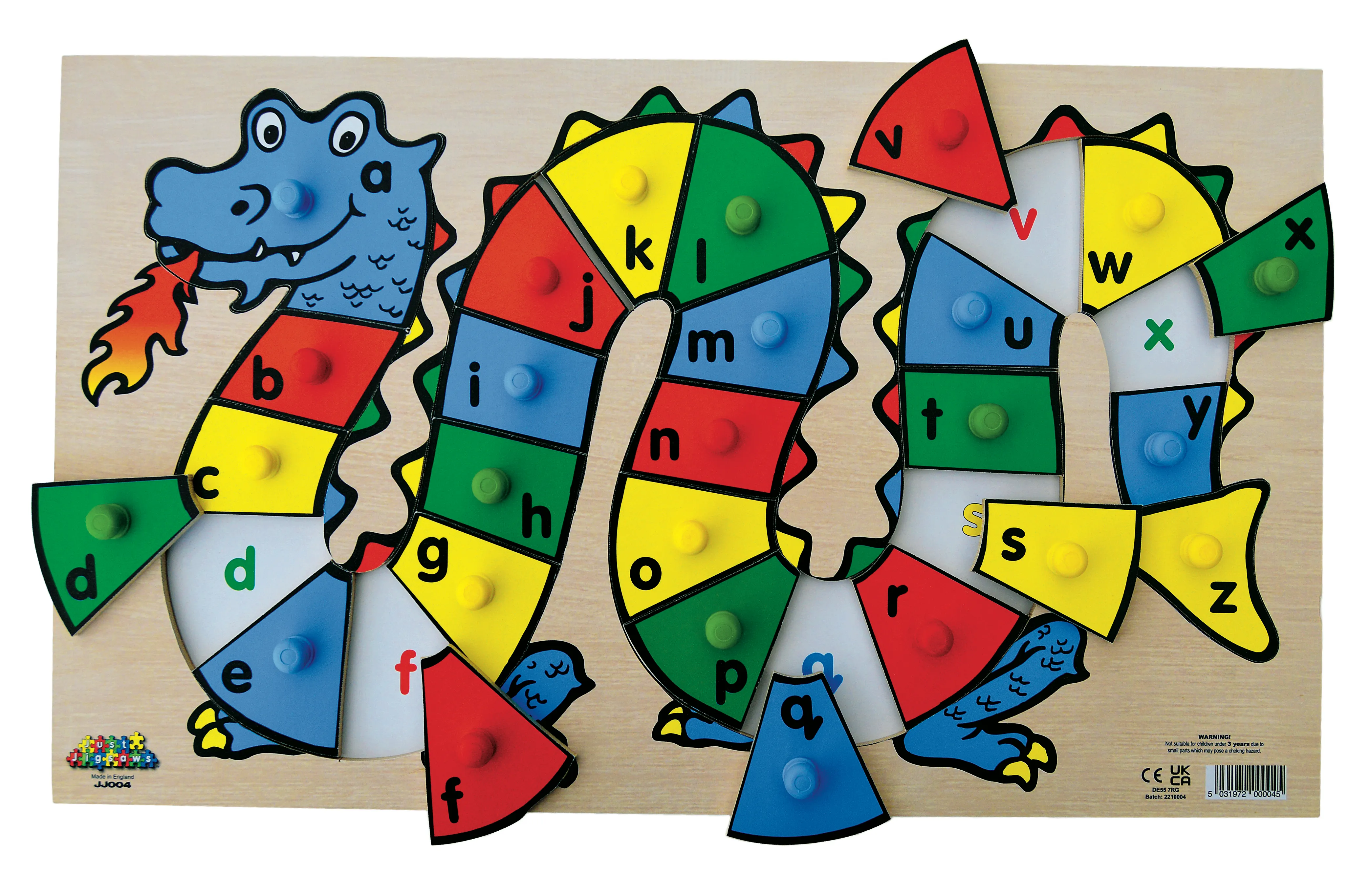 Craft Embellishments: Coloured Wood Letters 26pc Craft Embellishments: Coloured Wood Letters 26pc