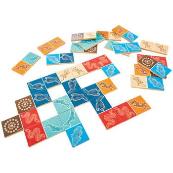 Aboriginal Art Dominoes - 28 pieces