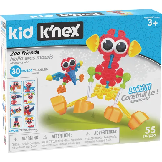 knex Zoo Friends 55 pieces 30 builds