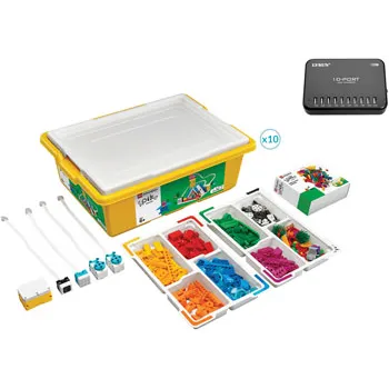 LEGO Education SPIKE Essential - Set of 10 & 10-Po