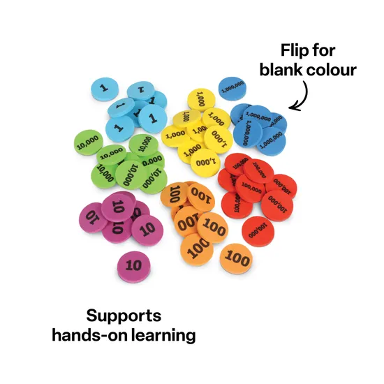 Place Value Discs - Set of 280