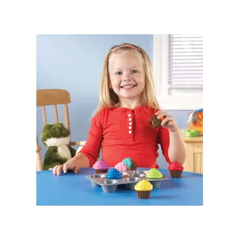 Learning resources shape sorting cupcakes discount