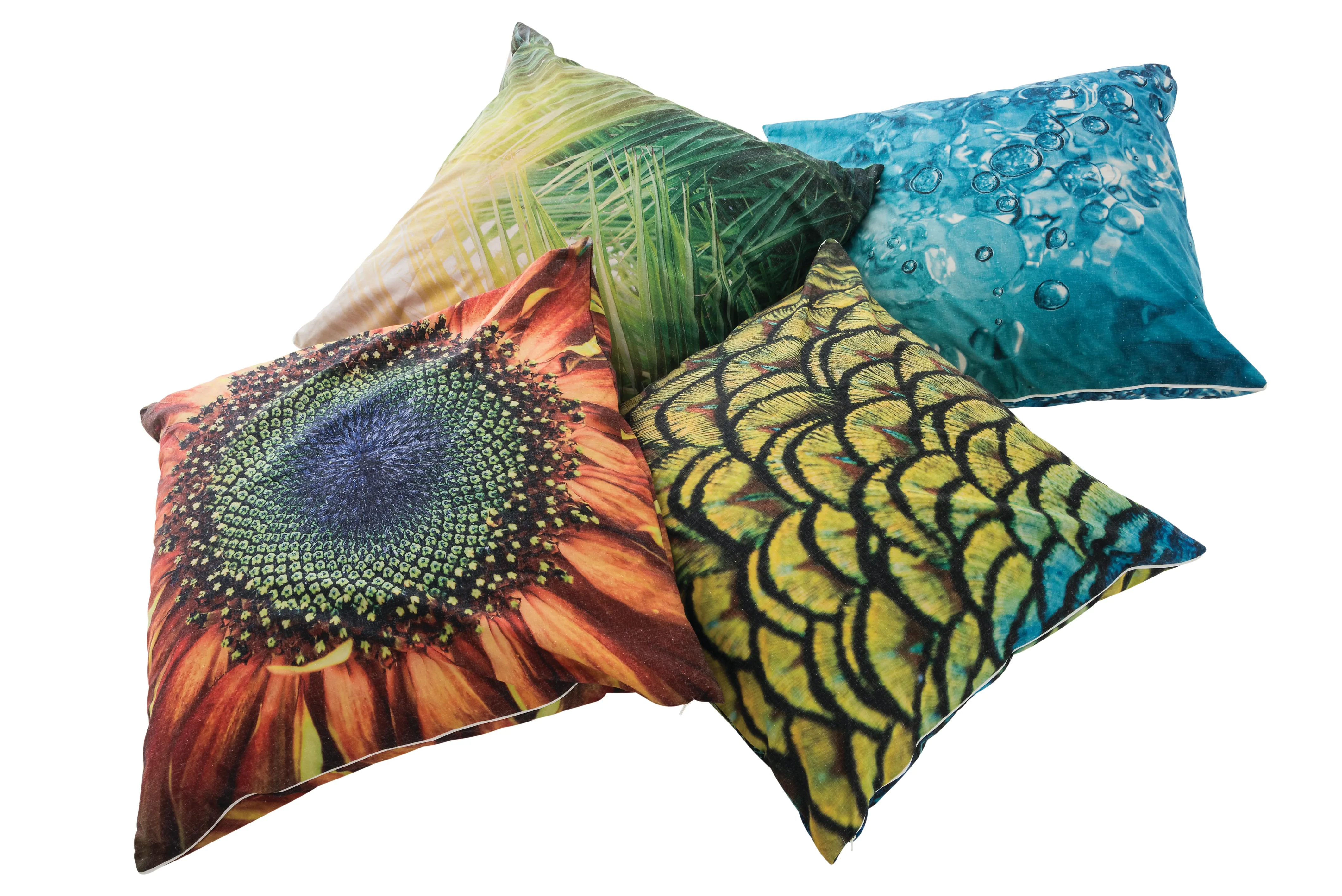 Outdoor Nature Cushions Set of 4 100x100cm