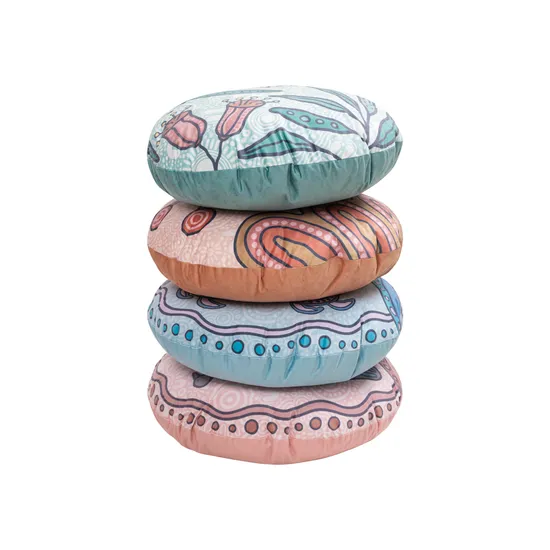 Mirii Art Round Aboriginal Cushions Set of 4 