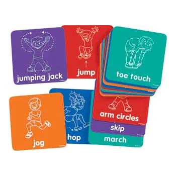 Let's Get Moving - Activity Mats 15 Pieces