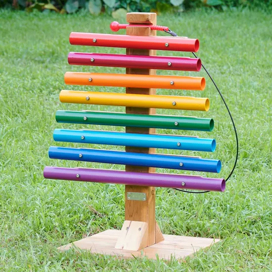 Outdoor Rainbow Chimes Tower