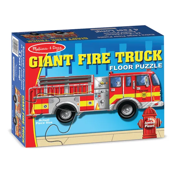 Fire engine floor puzzle on sale