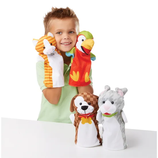 Melissa & Doug - Hand Animal Puppets Pets