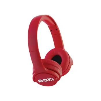 Moki Brites Bluetooth Headphones Red