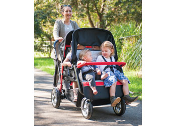 Max Rosie 4 Seat Quad Multi Seat Stroller