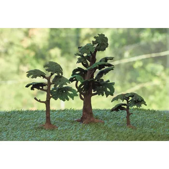 Plastic Play Trees Small - Set of 12