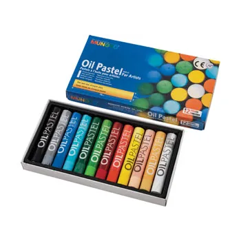 Mungyo Gallery Oil Pastels Cardboard Box Set of 12 Standard - Assorted Colours