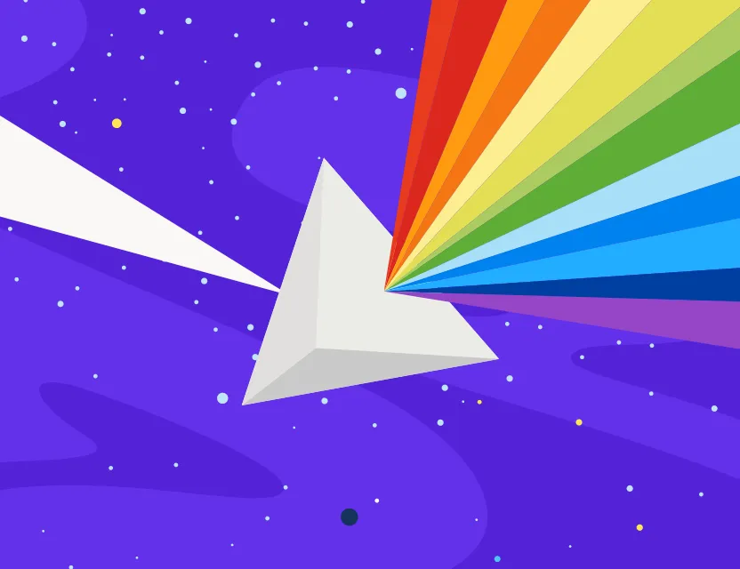 What are rainbows made of?