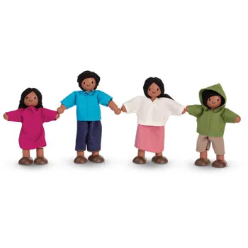 Plan Toys Doll Families – Diverse, Set of 4